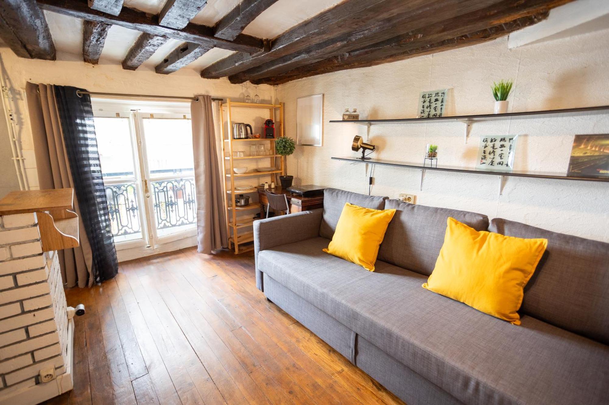 Апартаменти Studio Cosy Romantique En Plein Coeur De Париж Екстер'єр фото